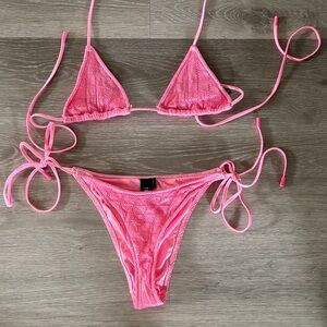 Triangl Swimwear Pink Bikini Set